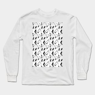 Dyslexia digital pattern Long Sleeve T-Shirt